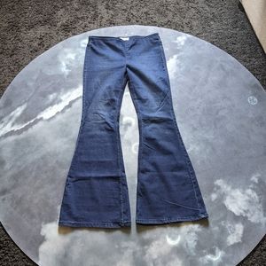 Free People Stretch Denim Flare Jeans